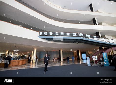 The United Nations general assembly building entrance foyer ...