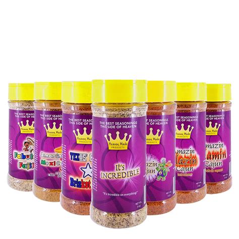 7-Pack Combo Seasoning - Heaven Made Products
