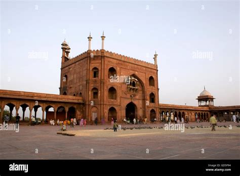 Inside Jama Masjid Stock Photo - Alamy