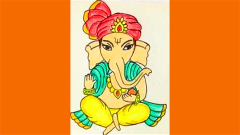 Shri Ganesh, Lord Ganesha, Ganesha Drawing, Happy Ganesh Chaturthi, Drawing For Kids, Learn To ...