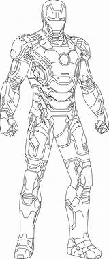Free Printable Iron Man Coloring Pages sketch template