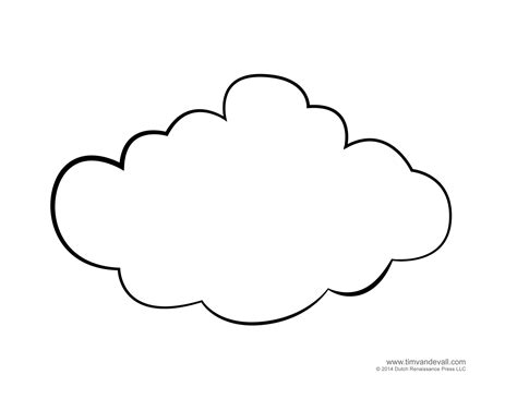 Weather for Kids | Free Cloud Templates and Weather Coloring Pages