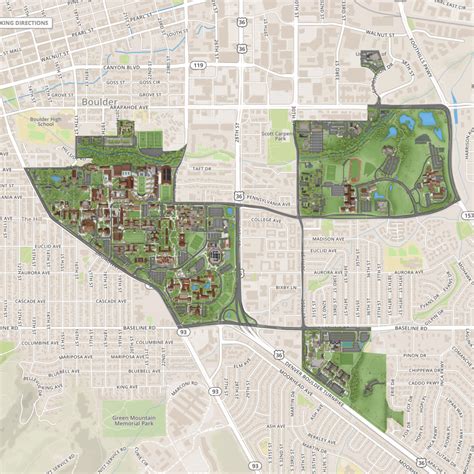 Cu Boulder Campus Map: Your Guide To Navigating The Campus - Map Of The Usa