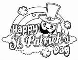 Printable Happy St Patricks Day coloring Page  Download Print Or sketch template