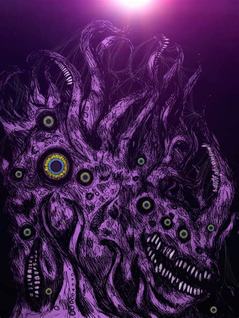 Yog-Sothoth is the gate (traditional art) | Horror Amino