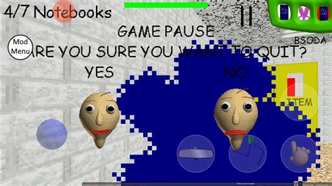 Baldi Basics Mod Menu