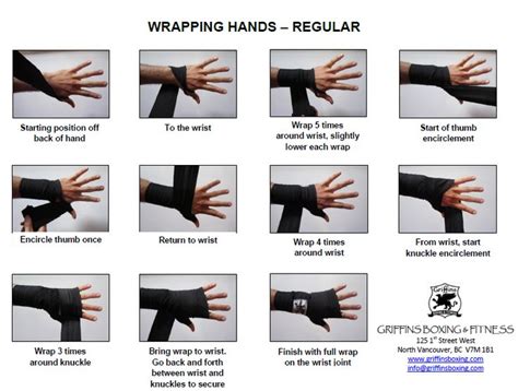 Wrapping Hands – Regular | Griffins Boxing and Fitness | How to wrap ...