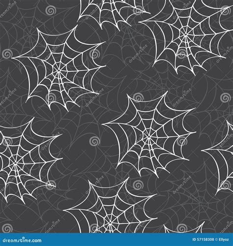 Cobweb seamless pattern stock vector. Image of fabric - 57158308