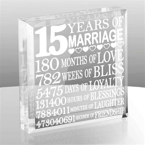 The Best Gift Ideas for 15th Wedding Anniversary - Home, Family, Style and Art Ideas