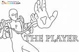 The Player Poppy Playtime Coloring Pages sketch template