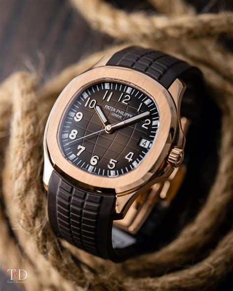 Patek Philippe Aquanaut 5167R Rose Gold Brown Rubber Strap | Patek ...