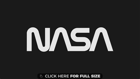 Nasa Logo Balck And White