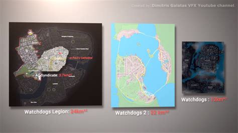 Watch Dogs: Legion - Map Size Comparisons - Pro Game Guides