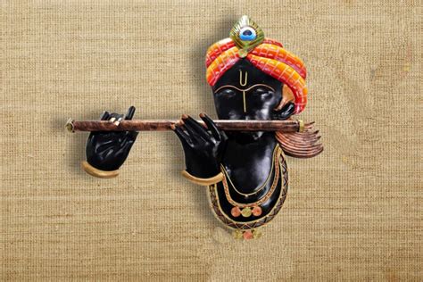 lord krishna bansuri wall hanging