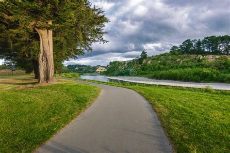 Walkway Alongside the River Manawatu in Palmerston North Stock Image - Image of scenic, outdoor ...