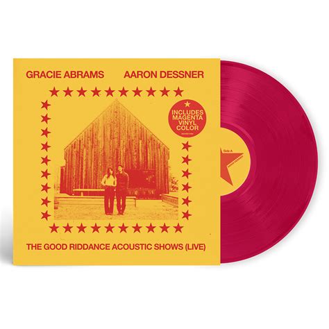 The Good Riddance Acoustic Shows (Live) (Standard Magenta LP) by Gracie Abrams | The Sound of ...