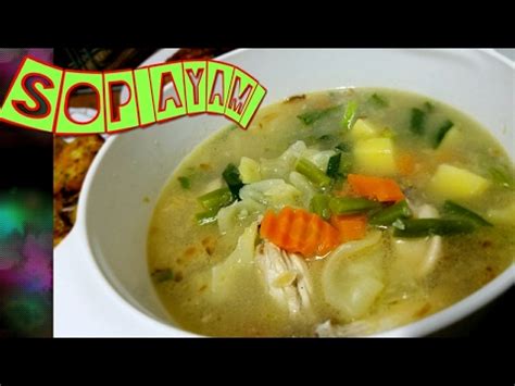 Resep Sop Ayam - YouTube