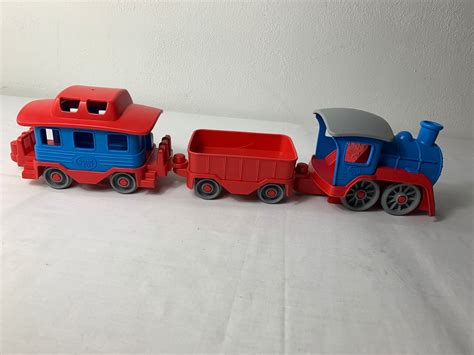 Green Toys Toy Train 3 parts — Family Tree Resale 1