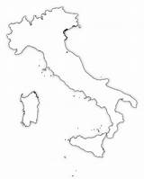 Italy Map Coloring Printable Pages Peninsula Italian Kids Clipart Maps  sketch template