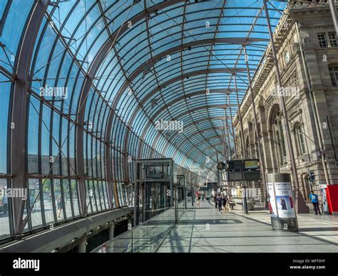 Strasbourg train station glass roof hi-res stock photography and images ...