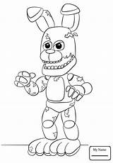 Toy Bonnie Coloring Page At GetColoringscom  Free Printable Colorings sketch template
