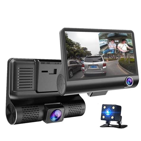 Dash Cam 4" IPS Screen Dual Lens With Rearview Night Vision Camera – TOUGHM