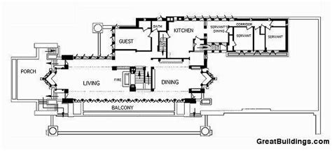 Frederick C. Robie House by Frank Lloyd Wright: Prairie style of ...