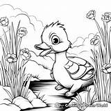 Yellow Duck Coloring Pages  Free & Printable sketch template