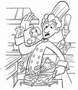 Ratatouille And Cheese Coloring Pages For Kids Printable sketch template
