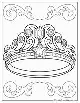 37 Crown Coloring Pages Free PDF Printables sketch template