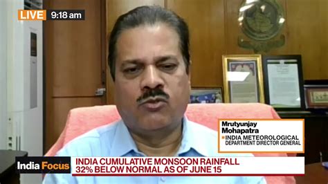 Watch IMD's Director General on India's Monsoon Season - Bloomberg