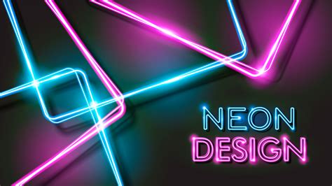 Neon Black Background Design 663303 Vector Art at Vecteezy