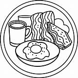 Breakfast food coloring Pages 50275144 Vector Art At Vecteezy sketch template