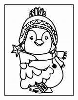 48 Penguin Coloring Pages Free Christmas Printables sketch template