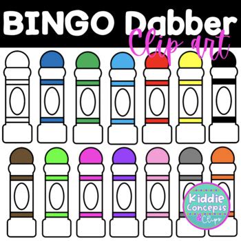 BINGO Dabber / Dot Marker Clip art by Kiddie Concepts and Clips | TpT
