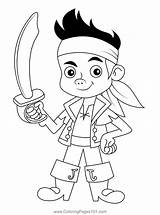 Jake And The Neverland Pirate Coloring Page sketch template