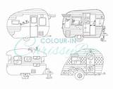 Caravan Coloring Pages sketch template