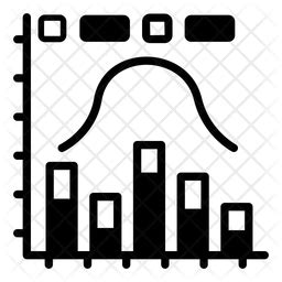 Average Chart Icon - Download in Glyph Style