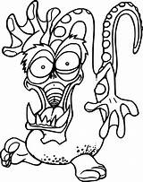 Scary Dragon Monster Coloring Pages  Cool sketch template