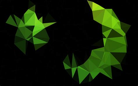 Light Green vector polygonal pattern. 3233932 Vector Art at Vecteezy