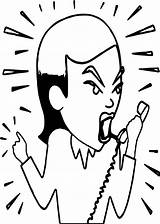 Anger Management Angry Woman Coloring Page  Wecoloringpagecom sketch template