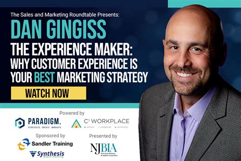 The Sales and Marketing Round Table Presents: Dan Gingiss - Paradigm Marketing and Design