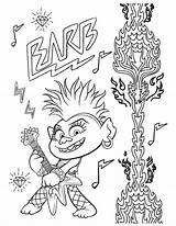 Trolls World Tour Coloring Coloring Pages sketch template
