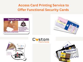 Access Card Printing Service to Offer Functional Security Cards | by Plastic Card Customization ...