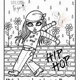 Hip Hop Dancer Coloring Pages sketch template