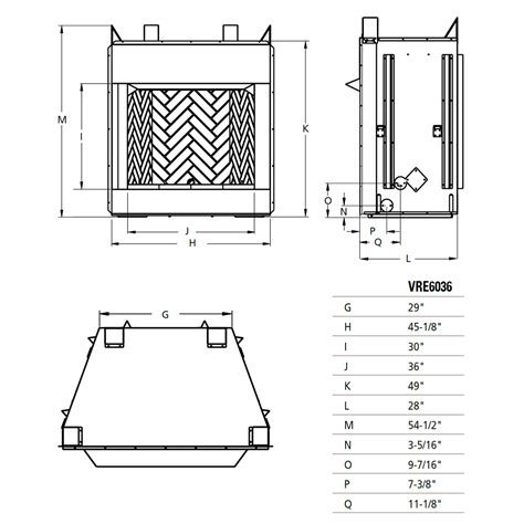 Superior 36 Inch Vent Free Outdoor Gas Firebox | VRE6036 — North Country Fire