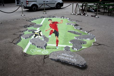 3d Pavement Painting Mario Gomez from Puma