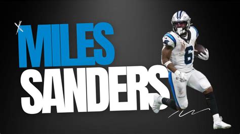 Panther Profile: RB Miles Sanders' Stats, Info & Projected Role