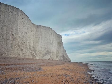 Premium Photo | Seven sisters cliffs and beach