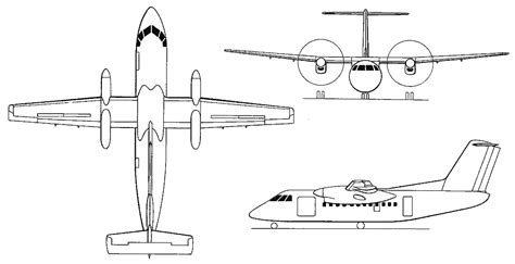 De Havilland Canada DHC-8 / Bombardier Dash-8 Series 100 / 200 / Q200 - passenger